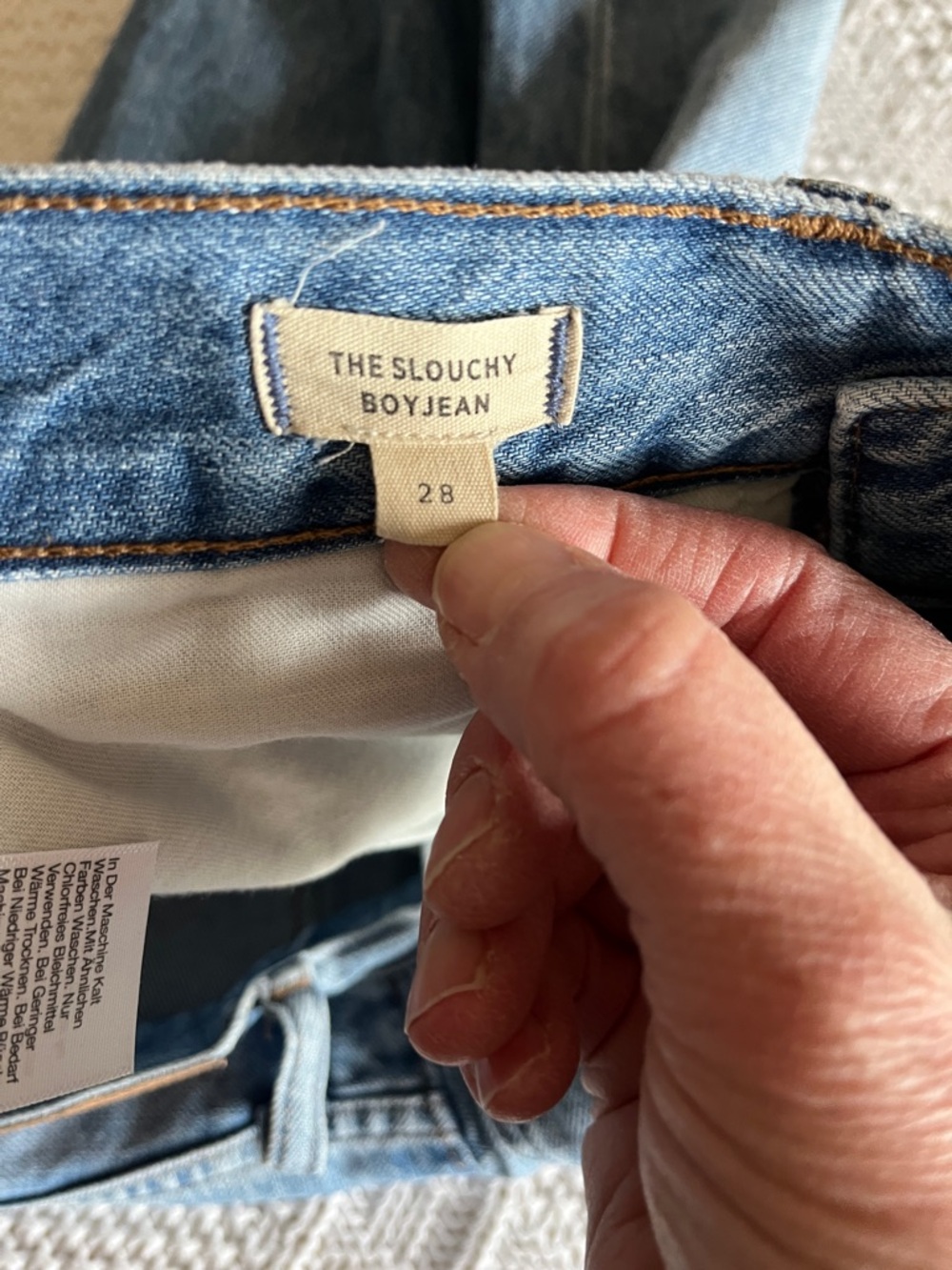 Madewell The Slouchy Boyjean in Riverspring Wash Sz 28 - Picture 7 of 16